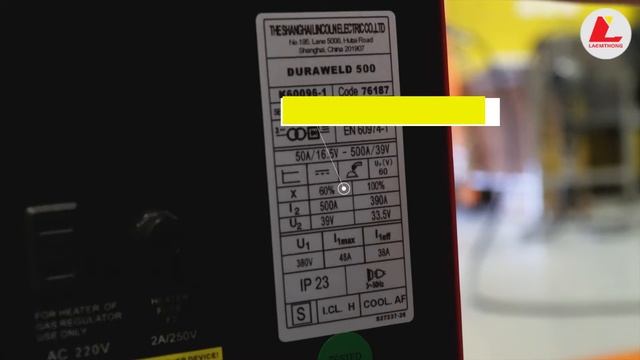 เครื่องเชื่อม LINCOLN MIG 500 แอมป์ รุ่น DURAWELD 500 พร้อมสาธิต смотреть онлайн