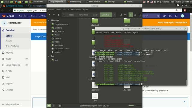 Tutoriales (Vagrant-Codecept-Gitlab) CI/CD -Parte2 смотреть онлайн