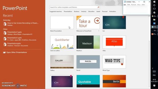 How to disable the start screen in PowerPoint 2016 смотреть онлайн