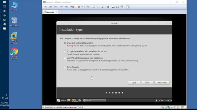 linuxmint overview and installation in vmware workstation смотреть онлайн