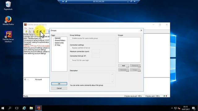hier zeige ich euch wie man Filezilla Server auf Windows Server 2016 installieren kann смотреть онлайн