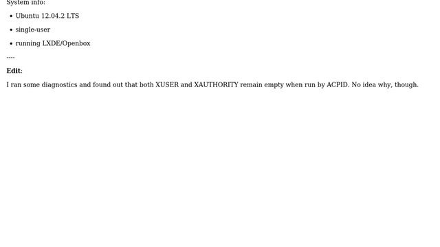 Unix & Linux: Why won't this shutdown script work when executed by ACPID? смотреть онлайн