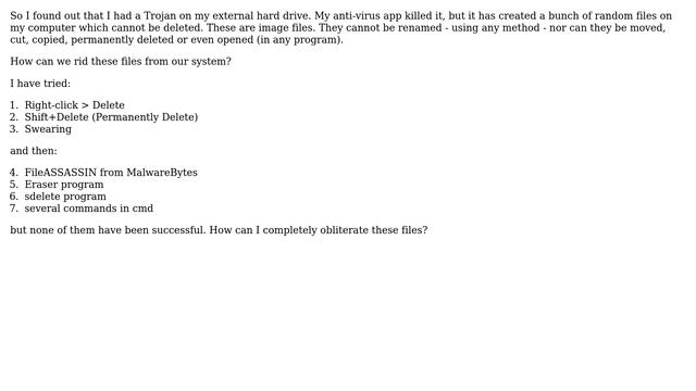 Unix & Linux: How do I delete files that are locked when no other app can delete them? смотреть онлайн