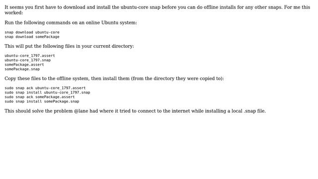 Ubuntu: Is it possible to install the .snap application in an offline computer? (2 Solutions!!) смотреть онлайн