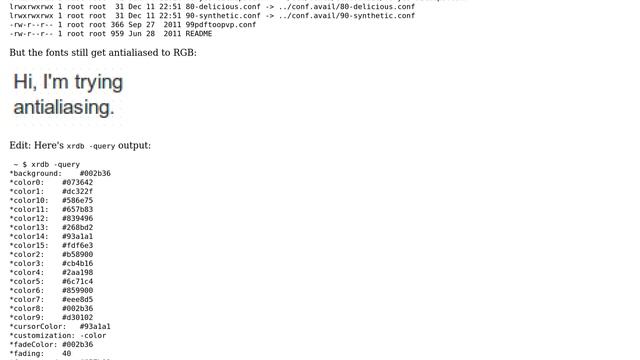 Unix & Linux: Turning off subpixel antialiasing in Gnome 3 on Debian смотреть онлайн