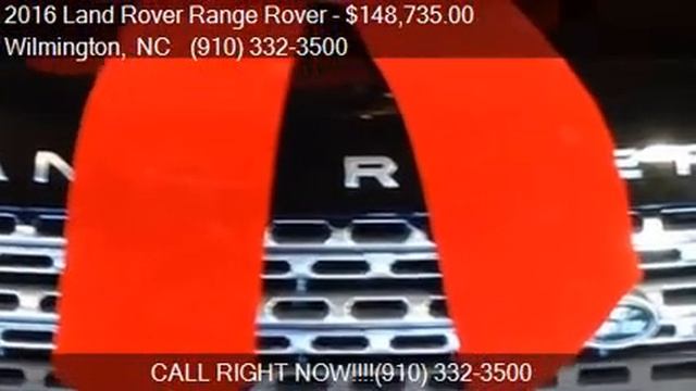 2016 Land Rover Range Rover Autobiography LWB AWD 4dr SUV Fo