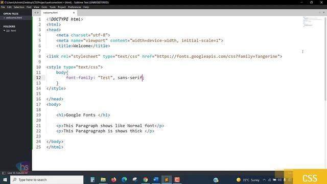 Applying Google Fonts in css | Add Custom Fonts to Websites Using Google Fonts | Free Source Code смотреть онлайн