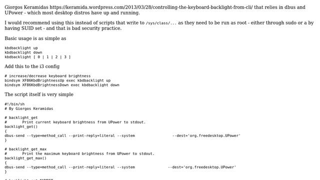 Unix & Linux: Set bindings in i3 to control keyboard backlight (3 Solutions!!) смотреть онлайн