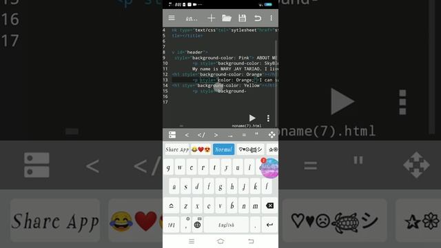 MY HTML WEBPAGE смотреть онлайн