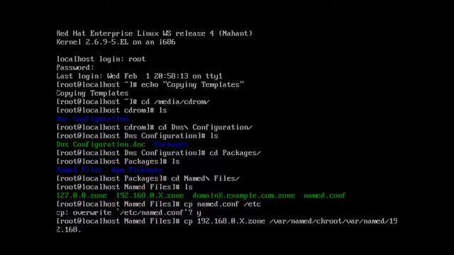 RHEL4 D04 Copying DNS Templates смотреть онлайн