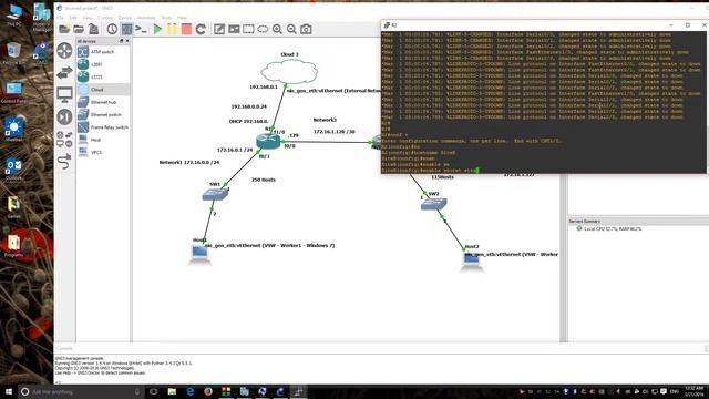 Hyper-V VMs with GNS3 смотреть онлайн