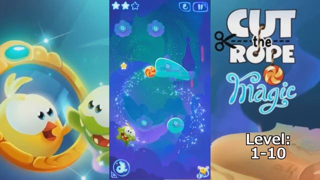 Cut The Rope Magic: Sky Castle [Walkthrough] - 3 Stars (Android, iOS) смотреть онлайн