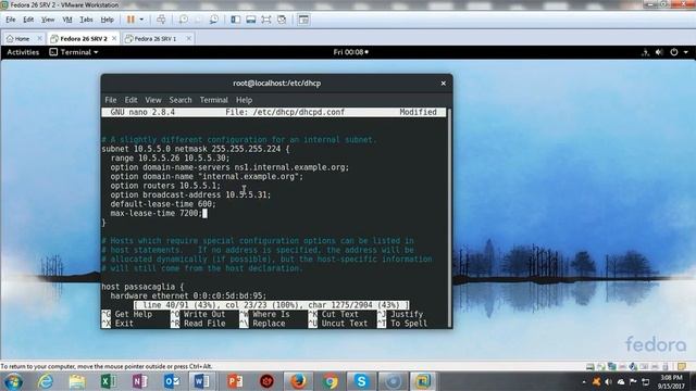 17 Configuring a DHCP Server in Linux смотреть онлайн