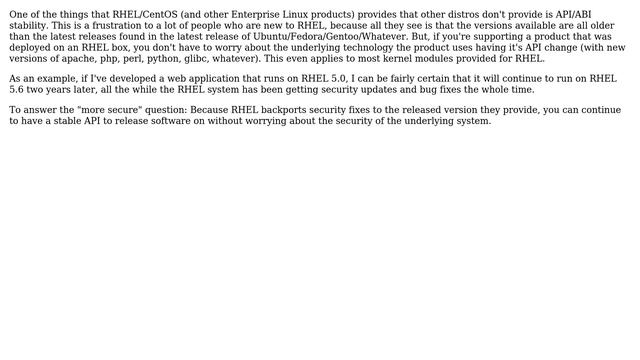 Unix & Linux: What makes CentOS "enterprisey" compared to "generic" distributions like Ubuntu? смотреть онлайн