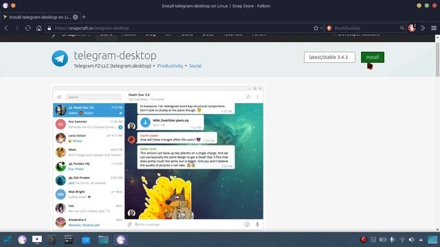 instalacion de TELEGRAM snap MAS FACIL DEL MUNDO en Debian Linux | ||Dani Linux|| смотреть онлайн