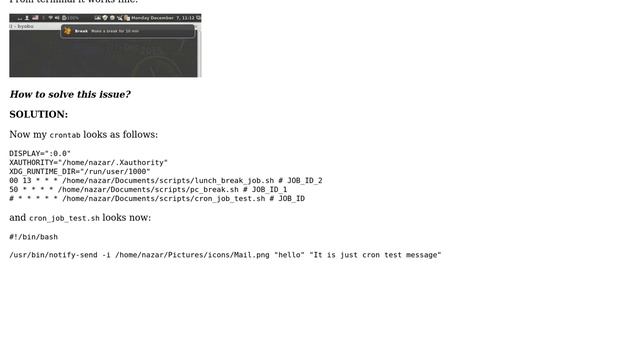 Unix & Linux: Notify-send doesn't work at Cinnamon смотреть онлайн