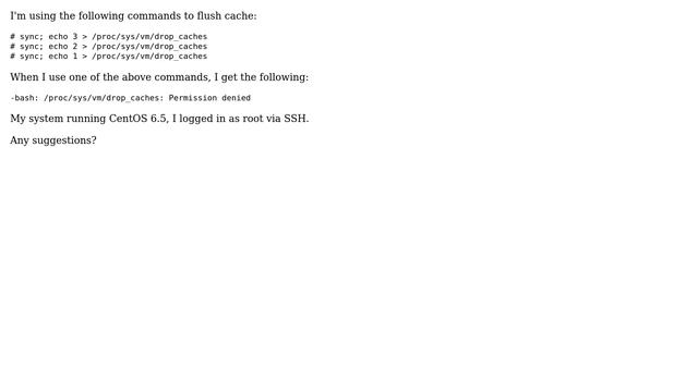 DevOps & SysAdmins: Linux empty buffer cache command permission denied смотреть онлайн