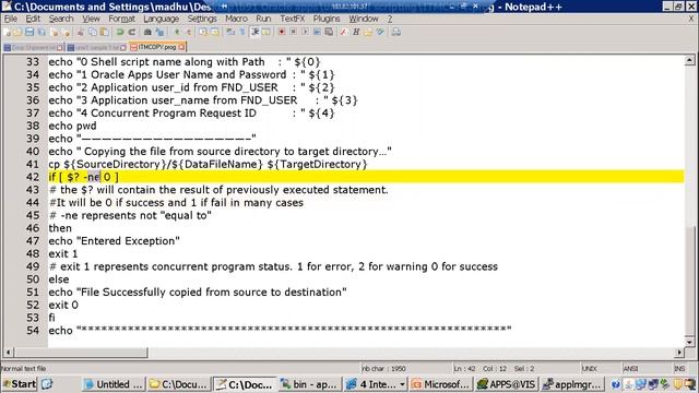 class 09 Unix shell script Part 1 смотреть онлайн