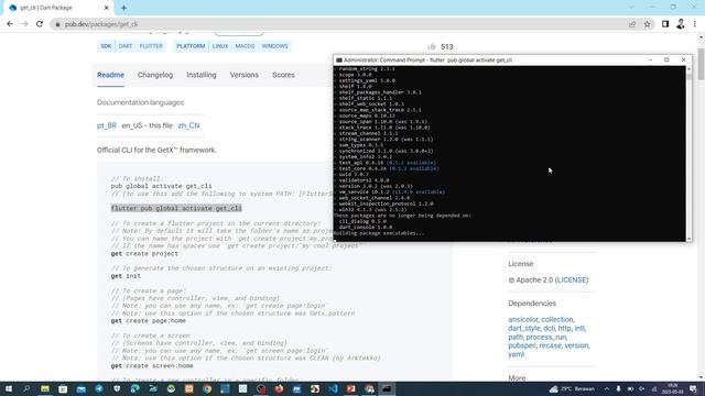 #F022, Flutter Android, How to create project (default) by using CLI For “GetX Framework” смотреть онлайн