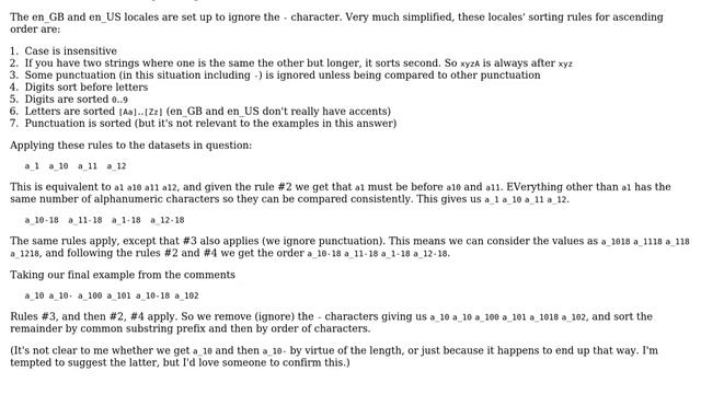 Unix & Linux: Why does `ls` list the following files in seemingly different orders? (2 Solutions!!) смотреть онлайн