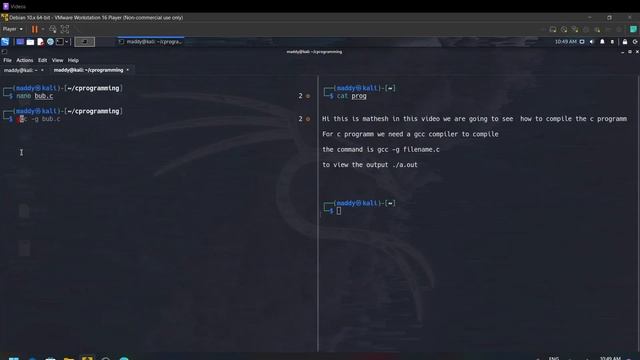 compile the c programming in linux terminal смотреть онлайн