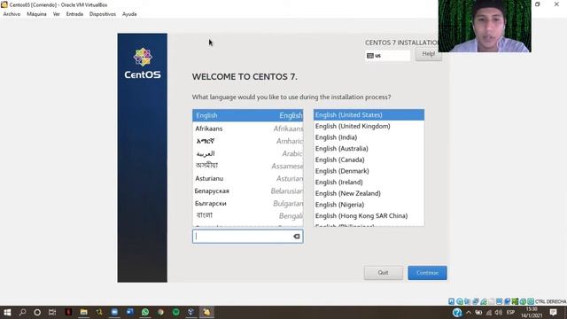 Instalación de centos7 minimal en virtualbox смотреть онлайн