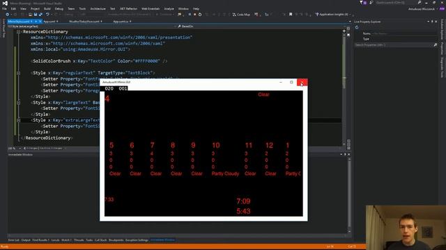 Smart Mirror ep 12 - XAML and theming смотреть онлайн
