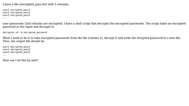 Unix & Linux: Take the nth column of a file and make them input to a shell script (2 Solutions!!) смотреть онлайн
