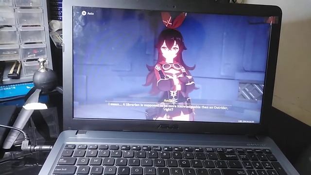 Genshin impact play with asus X450LJ смотреть онлайн