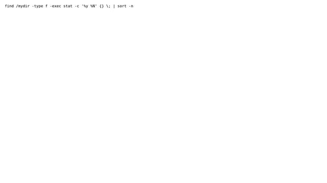 Shell command to find the newest created files recursively from a root directory? смотреть онлайн