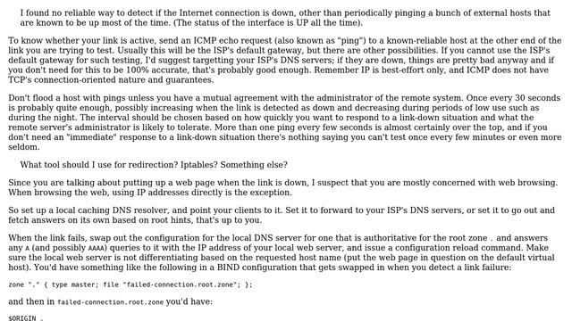 Unix & Linux: How to redirect http requests to local Apache server on internet connection lost? смотреть онлайн