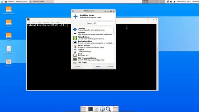 install Arch xfce4 desktop environment Linux part 9 смотреть онлайн