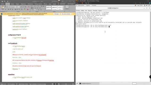 Configuracion FAIL2BAN centos7 смотреть онлайн