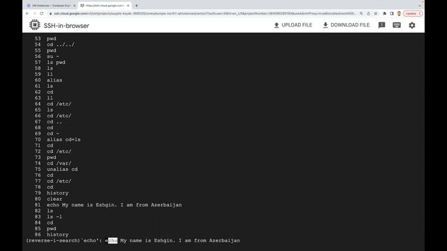 Linux History Command смотреть онлайн