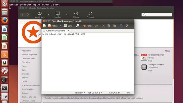 Tutorial Install VLC Player lewat terminal ubuntu смотреть онлайн
