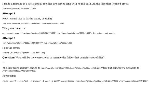 DevOps & SysAdmins: Rename a directory containing many files (2 Solutions!!) смотреть онлайн