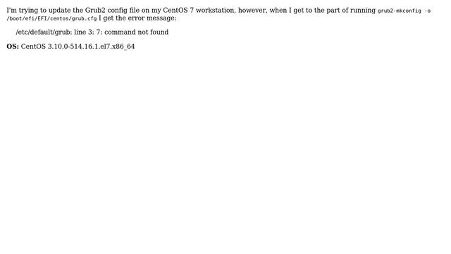 Unix & Linux: Troubles updating the Grub2 config file for Windows 7 смотреть онлайн