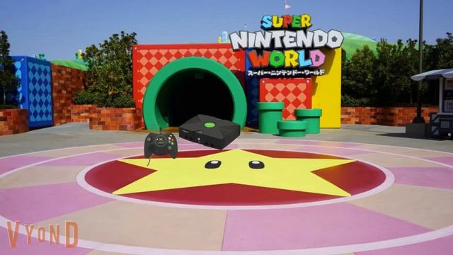 Xbox goes to Super Nintendo World смотреть онлайн