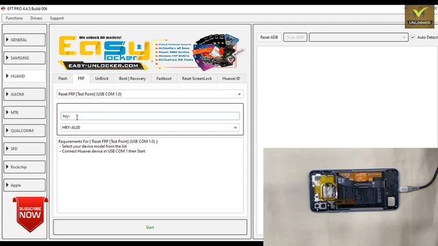 Honor 10 Lite (HRY-LX1) Frp bypass Not Work Unlock Google Account Lock Eft Pro. смотреть онлайн