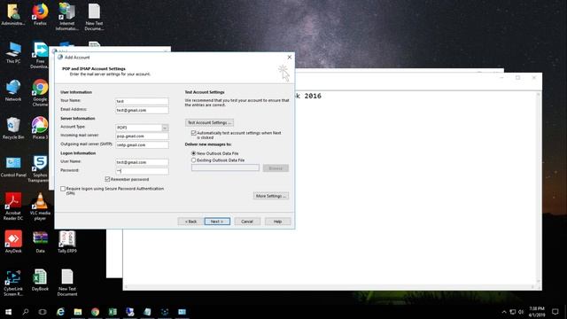 Multiple profile creation in Outlook смотреть онлайн