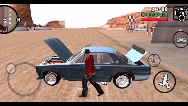 NISSAN Skyline 2000 GT DFF ONLY GTA San Android