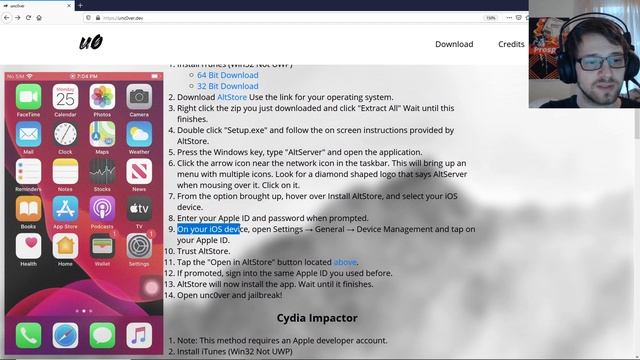 iOS 11 - 13.5 Jailbreak on Windows ( unc0ver ) смотреть онлайн