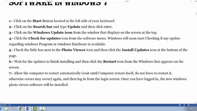 How to update windows photo viewer software in windows 7 смотреть онлайн
