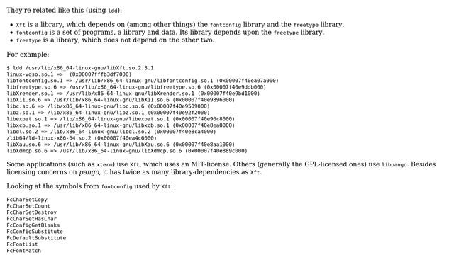 Unix & Linux: What is the relation between FreeType, Fontconfig and Xft смотреть онлайн