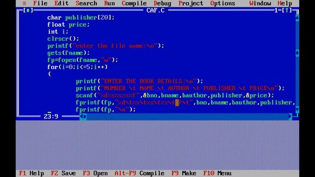 Creating a File Containing Records | Data Structures | Full C Program Demonstration смотреть онлайн