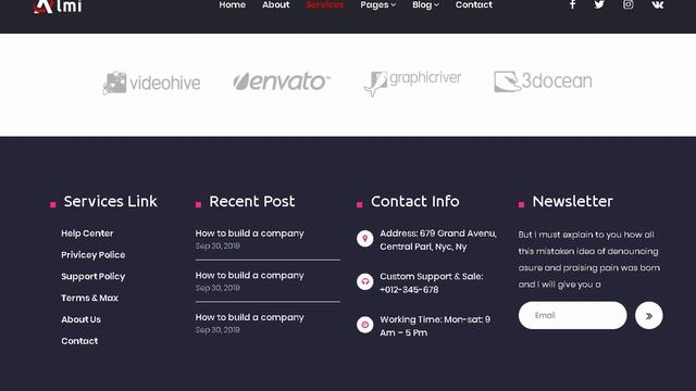 Almi - Business HTML5 Template | Themeforest Templates смотреть онлайн