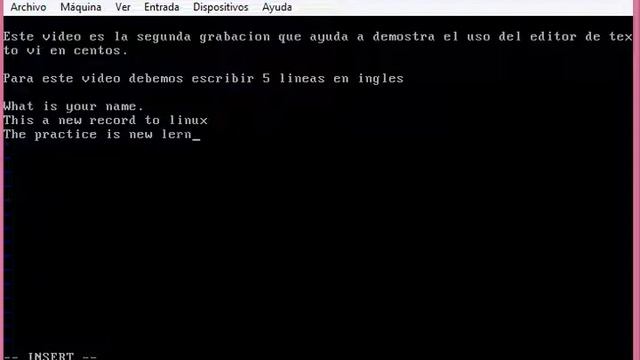 uso del vi centos 2 смотреть онлайн