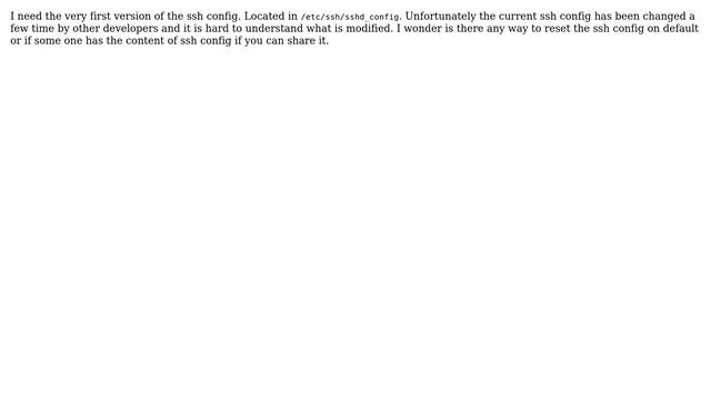 DevOps & SysAdmins: How to reset the sshd config to default in Linux Redhat? смотреть онлайн