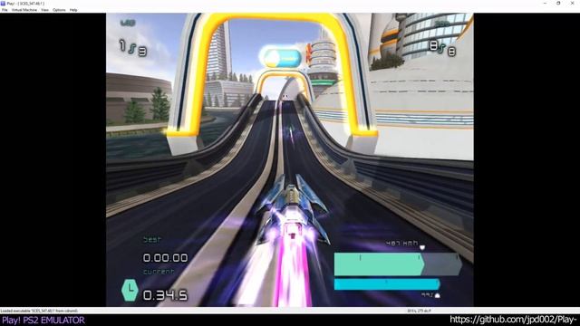 Play! PS2 Win / OSX / iOS /Android Emulator - Wipeout Pulse Ingame (20170123) смотреть онлайн