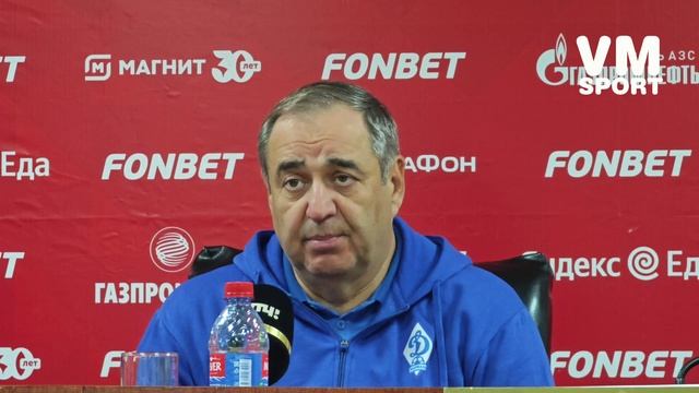 Об удалении в первом тайме, сломавшем игру. Хасанби Биджиев после поражения махачкалинского "Динамо" смотреть онлайн